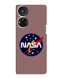 Чехол для ZTE Blade V40s с картинкой «NASA — ретро космос»