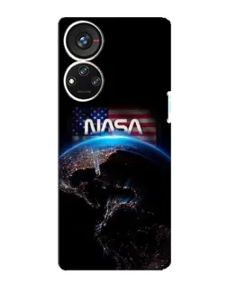 Чехол для ZTE Blade V40s с картинкой «Земля из космоса NASA»