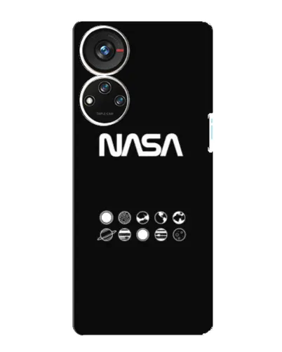 Чехол для ZTE Blade V40s с картинкой «NASA — технический принт» Чехол для ZTE Blade V40s с картинкой «NASA — технический принт»