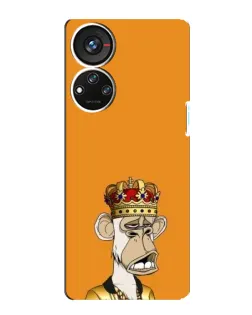 Чехол для ZTE Blade V40s с картинкой «Золотая обезьяна Bored Ape» Чехол для ZTE Blade V40s с картинкой «Золотая обезьяна Bored Ape»