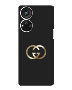 Чехол для ZTE Blade V40s с картинкой «Минимализм Gucci»
