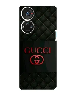 Чехол для ZTE Blade V40s с картинкой «Gucci — стеганый черный»