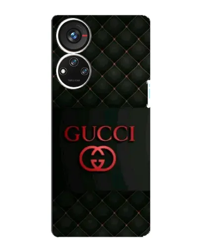 Чехол для ZTE Blade V40s с картинкой «Gucci — стеганый черный»