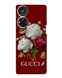 Чехол для ZTE Blade V40s с картинкой «Gucci —  сад»