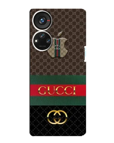 Чехол для ZTE Blade V40s с картинкой «Gucci — брендированный десерт»