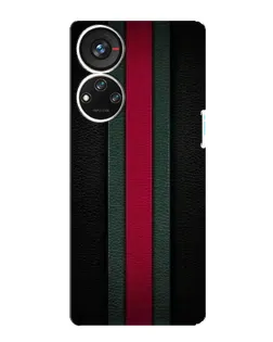Чехол для ZTE Blade V40s с картинкой «Gucci — неоновая линия»