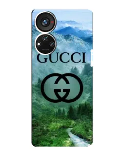 Чехол для ZTE Blade V40s с картинкой «Gucci — горный пейзаж»