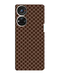 Чехол для ZTE Blade V40s с картинкой «Gucci — шоколадная сетка»