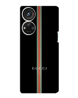Чехол для ZTE Blade V40s с картинкой «Gucci — строгая линия»