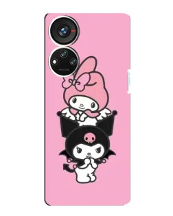 Чохол для ZTE Blade V40s з картинкою «My Melody та Kuromi»