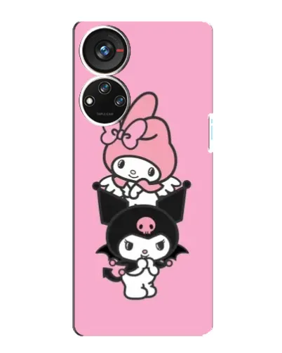 Чохол для ZTE Blade V40s з картинкою «My Melody та Kuromi»