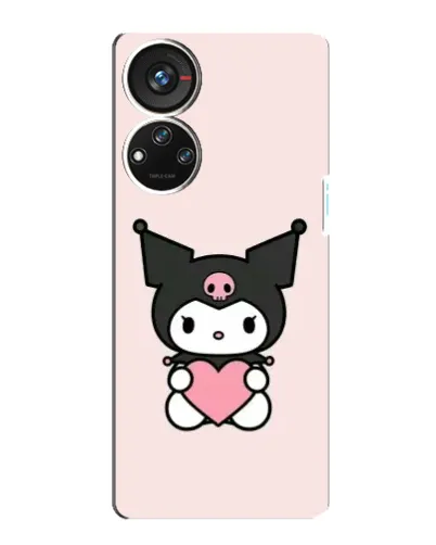 Чохол для ZTE Blade V40s з картинкою «Kuromi та серце»