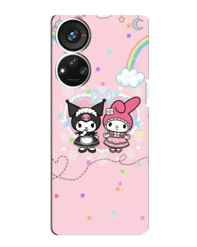 Чохол для ZTE Blade V40s з картинкою «My Melody та Kuromi»