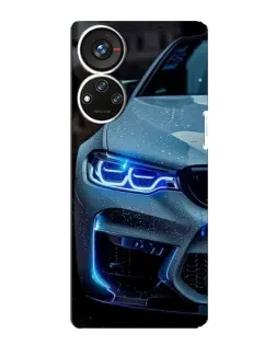 Чехол для ZTE Blade V40s с картинкой «Взгляд BMW с синими фарами» Чехол для ZTE Blade V40s с картинкой «Взгляд BMW с синими фарами»