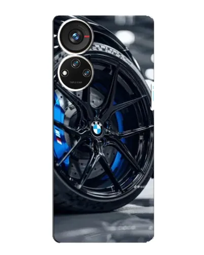 Чехол для ZTE Blade V40s с картинкой «Колесо BMW вблизи»