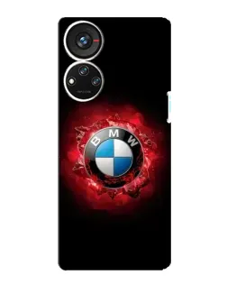 Чехол для ZTE Blade V40s с картинкой «Логотип BMW — вспышка»