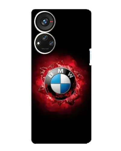 Чехол для ZTE Blade V40s с картинкой «Логотип BMW — вспышка»