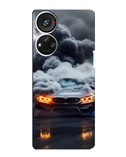 Чехол для ZTE Blade V40s с картинкой «BMW в дыму»