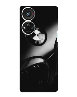 Чехол для ZTE Blade V40s с картинкой «Эмблема BMW — макро»