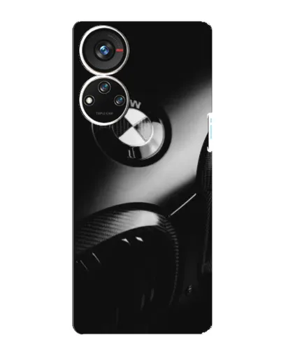 Чехол для ZTE Blade V40s с картинкой «Эмблема BMW — макро»