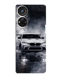 Чехол для ZTE Blade V40s с картинкой «BMW сквозь туман»