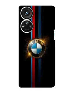Чехол для ZTE Blade V40s с картинкой «BMW M-Power неон»