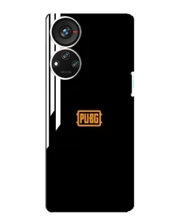 Чохол для ZTE Blade V40s з картинкою «PUBG — вертикальні лінії»