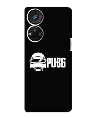 Чохол для ZTE Blade V40s з картинкою «PUBG — класичний лого»