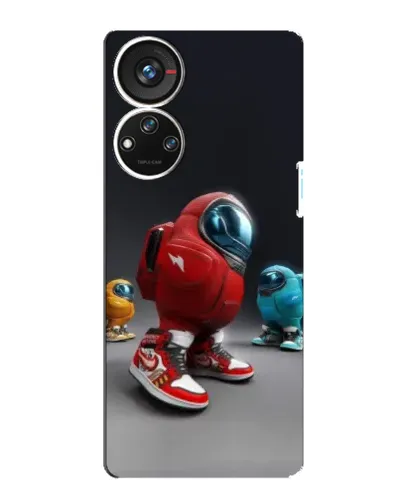 Чохол для ZTE Blade V40s з картинкою «Among Us — 3D стиль»