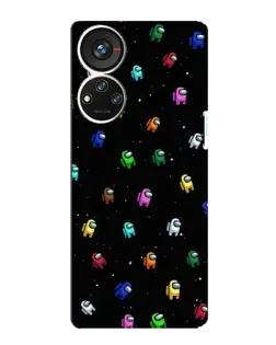 Чохол для ZTE Blade V40s з картинкою «Екіпаж Among Us»