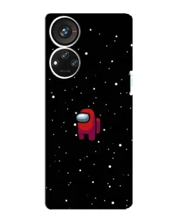 Чохол для ZTE Blade V40s з картинкою «Червоний Among Us»
