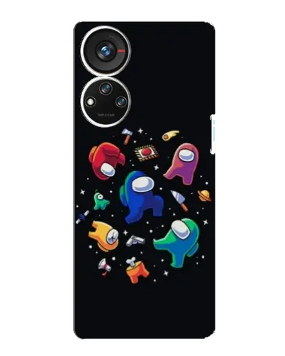 Чохол для ZTE Blade V40s з картинкою «Among Us космос»
