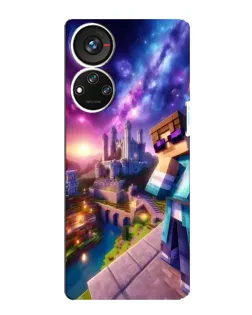 Чохол для ZTE Blade V40s з картинкою «Стів та космос»