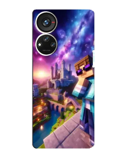 Чохол для ZTE Blade V40s з картинкою «Стів та космос»
