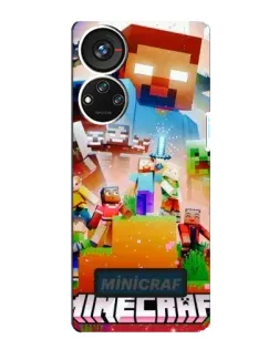 Чохол для ZTE Blade V40s з картинкою «Minecraft герої гри»