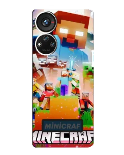 Чохол для ZTE Blade V40s з картинкою «Minecraft герої гри»