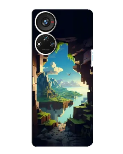 Чохол для ZTE Blade V40s з картинкою «Вид з печери»