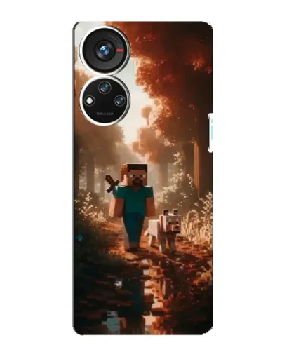 Чохол для ZTE Blade V40s з картинкою «Стів у лісі»