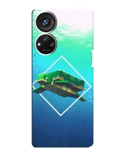 Чохол для ZTE Blade V40s з картинкою «Черепаха Minecraft» Чохол для ZTE Blade V40s з картинкою «Черепаха Minecraft»