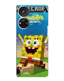 Чохол для ZTE Blade V40s з картинкою «Губка Боб Minecraft» Чохол для ZTE Blade V40s з картинкою «Губка Боб Minecraft»