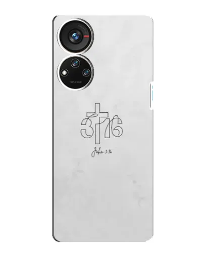 Чохол для ZTE Blade V40s з картинкою «Івана 3:16 Хрест» Чохол для ZTE Blade V40s з картинкою «Івана 3:16 Хрест»