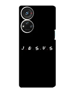 Чохол для ZTE Blade V40s з картинкою «Крапки віри J.E.S.U.S.»
