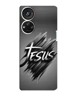 Чохол для ZTE Blade V40s з картинкою «Напис Jesus Graffiti»