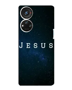 Чохол для ZTE Blade V40s з картинкою «Зоряне небо Jesus»