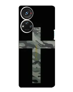 Чохол для ZTE Blade V40s з картинкою «Мілітарі Хрест»