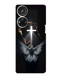 Чохол для ZTE Blade V40s з картинкою «Голуб та Світло»