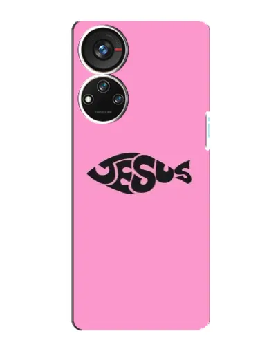 Чохол для ZTE Blade V40s з картинкою «Рожевий символ Jesus» Чохол для ZTE Blade V40s з картинкою «Рожевий символ Jesus»