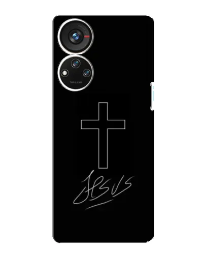 Чохол для ZTE Blade V40s з картинкою «Графічний хрест Jesus» Чохол для ZTE Blade V40s з картинкою «Графічний хрест Jesus»
