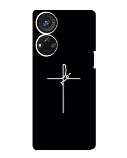 Чохол для ZTE Blade V40s з картинкою «Тонкий хрест»