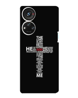 Чохол для ZTE Blade V40s з картинкою «Текстовий хрест»